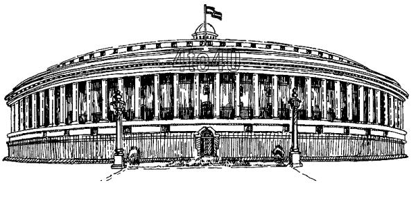 How to draw Parliament House New Delhi